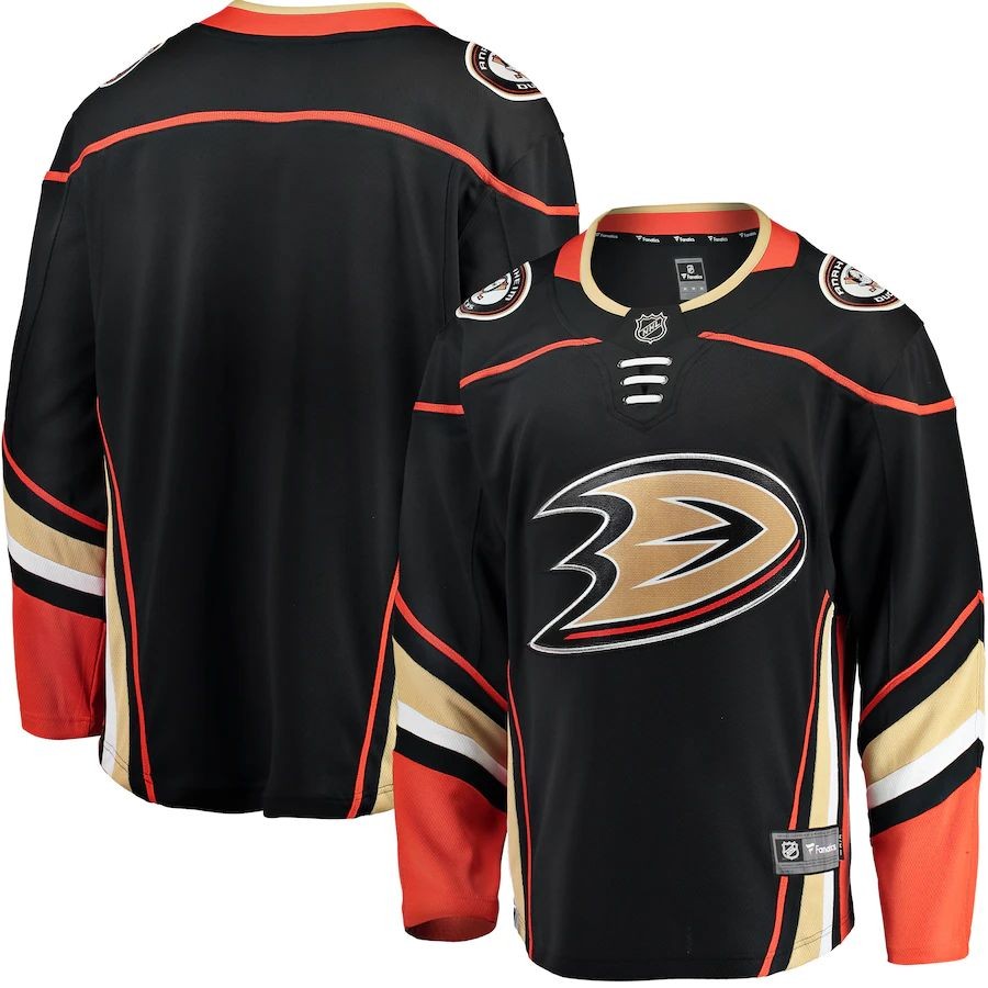 Men’s Anaheim Ducks Fanatics Branded Black Breakaway Home Jersey