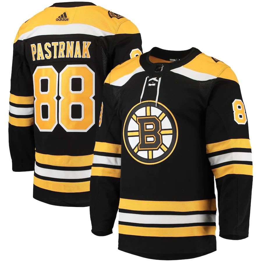 Men’s Boston Bruins 88 David Pastrnak Black Home Primegreen Authentic Pro Player Jersey