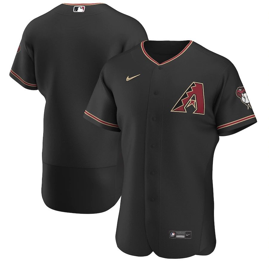 Men’s Arizona Diamondbacks Black Alternate Authentic Team Jersey