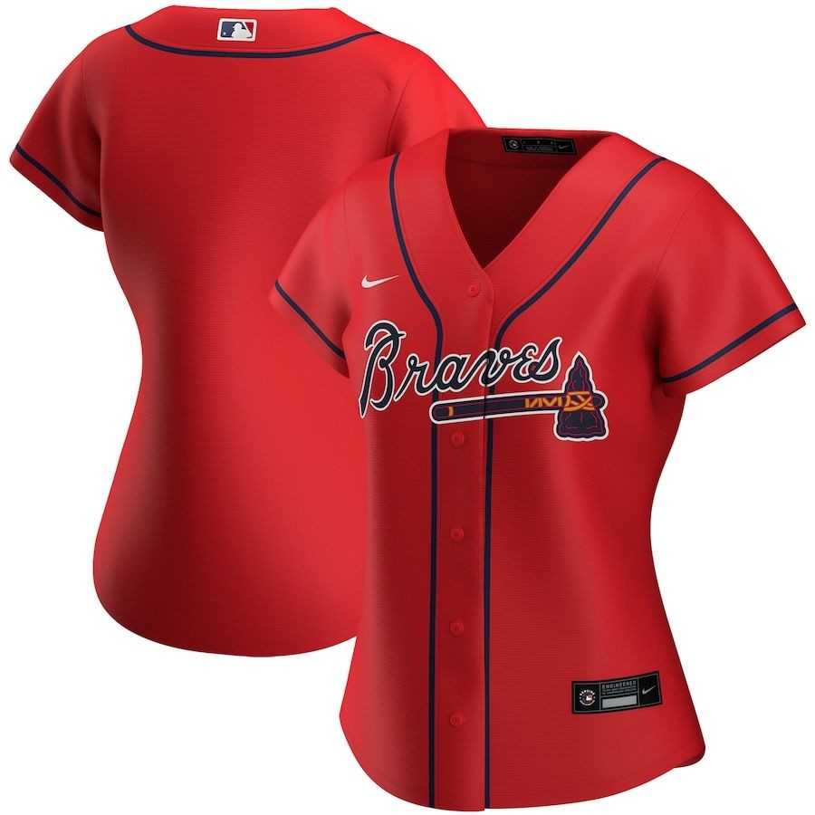 Women’s Atlanta Braves Red Alternate Replica Team Jersey