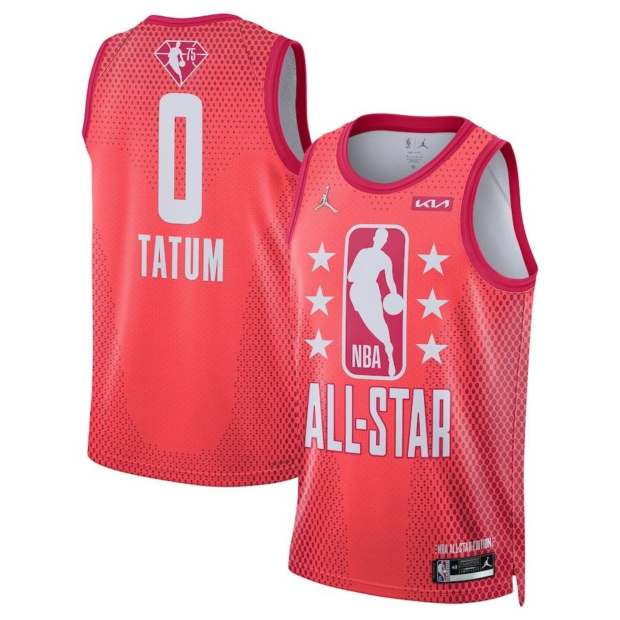 Men’s 2022 NBA All Star 0 Jayson Tatum Red Jersey