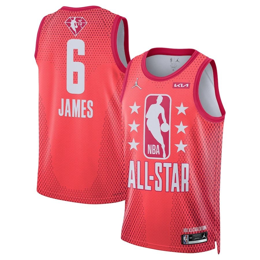 Men’s Lebron James Red 2022 NBA All-Star Game Jersey