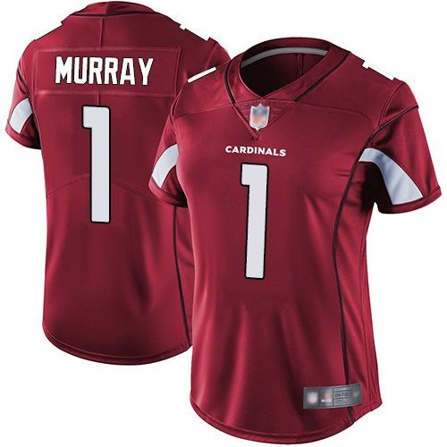 Women’s Arizona Cardinals 1 Kyler Murray Red Vapor Untouchable Limited Jersey