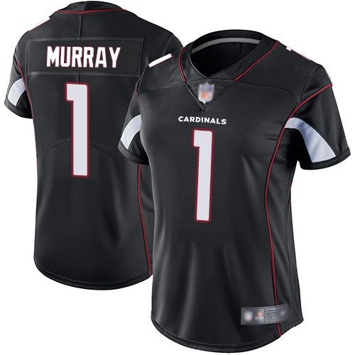 Women’s Arizona Cardinals 1 Kyler Murray Black Vapor Untouchable Limited Jersey