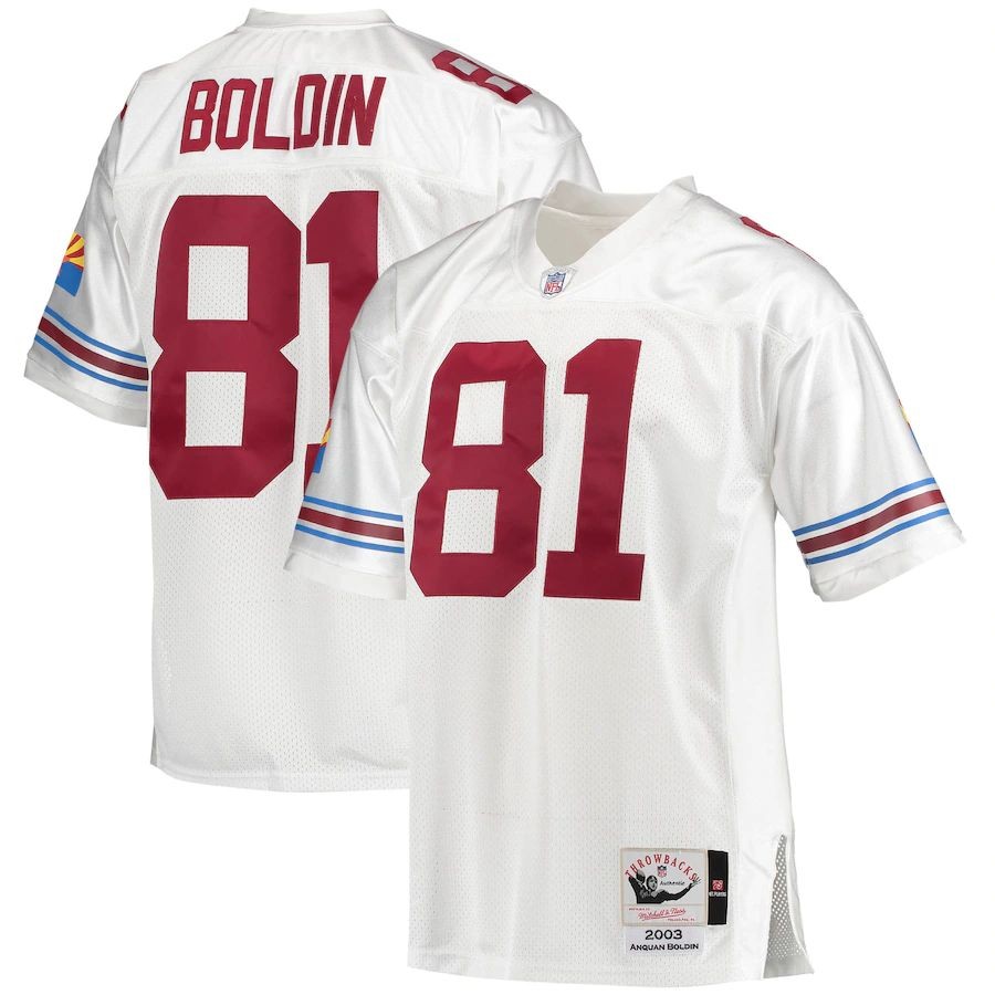 Men’s Arizona Cardinals 81 Anquan Boldin Mitchell & Ness Jersey
