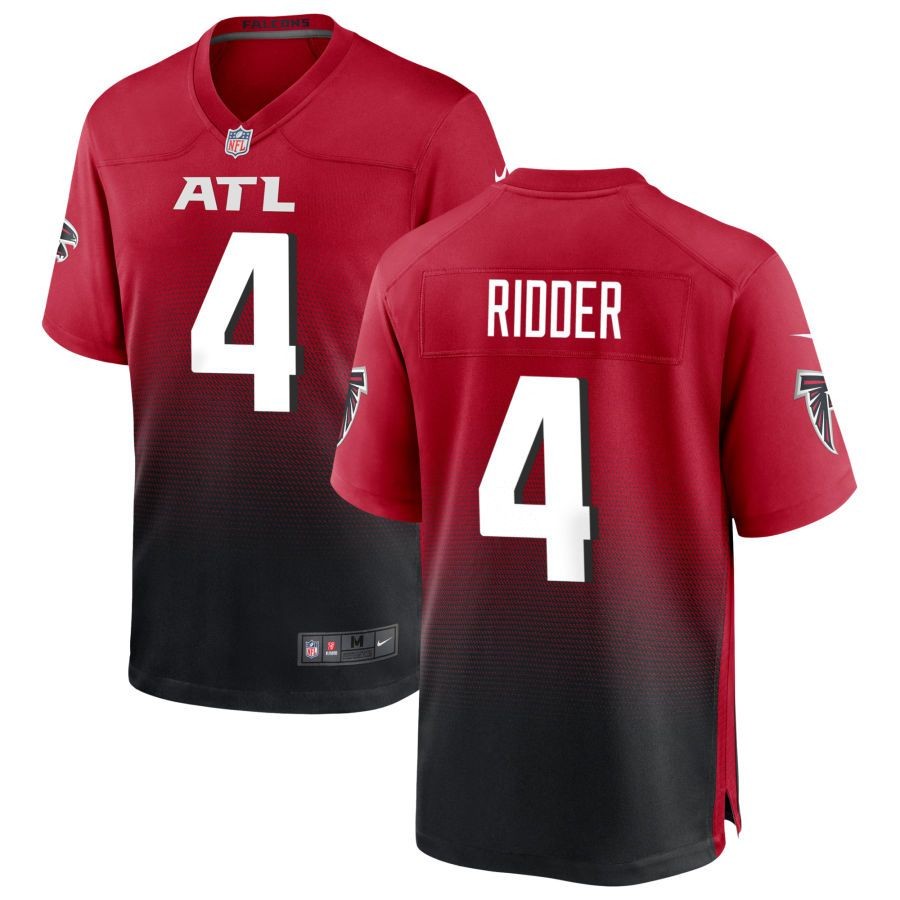 Men’s Atlanta Falcons Desmond Ridder Black Game Jersey