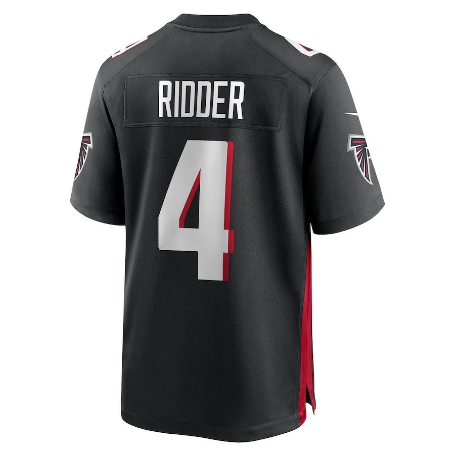 Men’s Atlanta Falcons Desmond Ridder Black Game Jersey