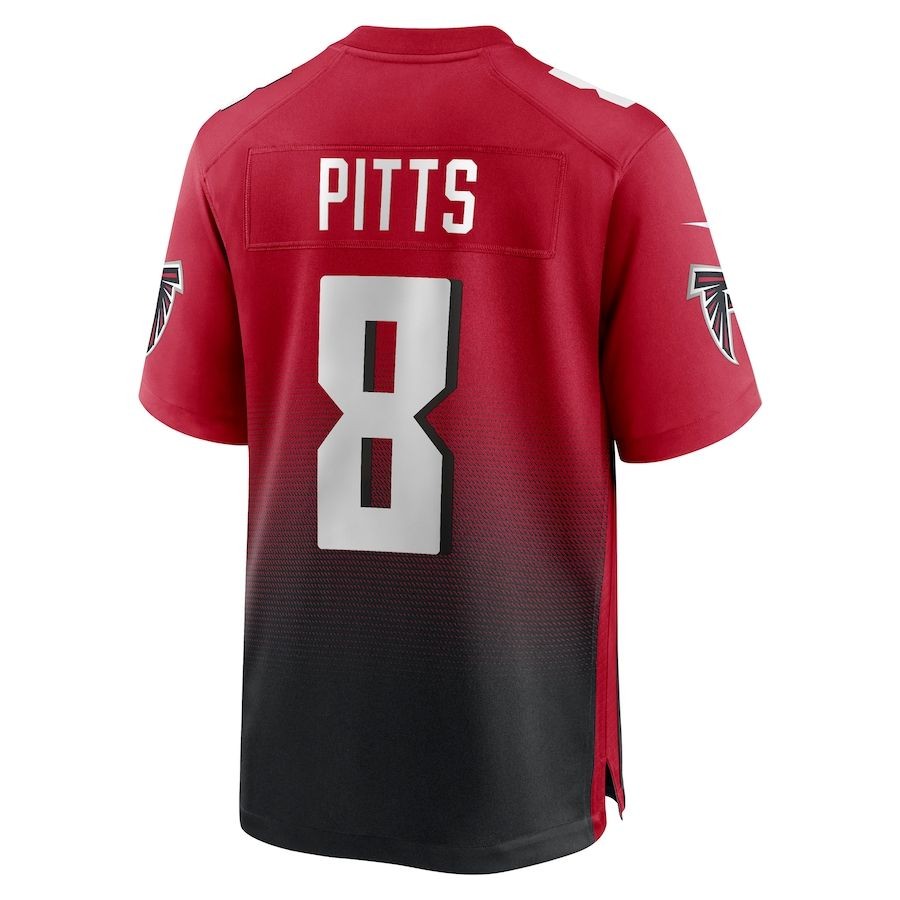 Men’s Atlanta Falcons Kyle Pitts Red Alternate Game Jersey