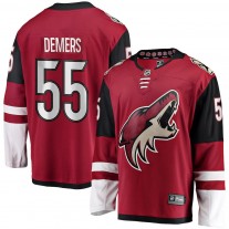 Men's Arizona Coyotes 55 Jason Demers Fanatics Branded Garnet Breakaway Player Jersey