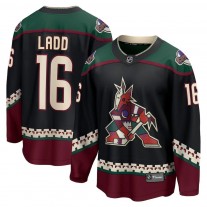 Men's Arizona Coyotes 16 Andrew Ladd Fanatics Branded Black Home Breakaway Player Jersey