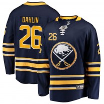 Men's Buffalo Sabres 26 Rasmus Dahlin Fanatics Branded Navy Premier Breakaway Player Jersey