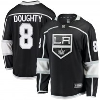 Men's Los Angeles Kings 8 Drew Doughty Black Breakaway Player Jersey