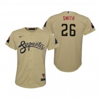 Men's Arizona Diamondbacks Pavin Smith Gold Serpientes City Connect Jersey