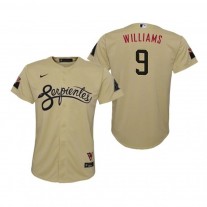 Men's Arizona Diamondbacks Matt Williams Gold Serpientes City Connect Jersey