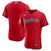Men's Cleveland Guardians Red Alternate Authentic Team Jersey