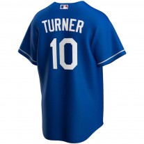 Men's Los Angeles Dodgers 120 Justin Turner Royal Alternate Replica Player Name Jersey