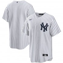 Men's New York Yankees White Home Replica Team Jersey