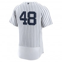 Men's New York Yankees 48 Anthony Rizzo White Home Player Jersey