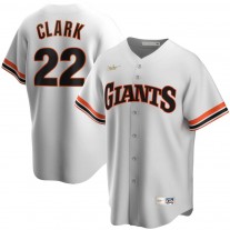 Men's San Francisco Giants Will Clark White Home Cooperstown Collection Player Jersey