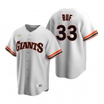 Men's San Francisco Giants Darin Ruf White Home Cooperstown Collection Player Jersey