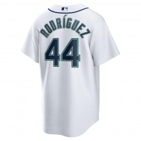 Men's Seattle Mariners 44 Julio Rodriguez White Home Replica Player Jersey