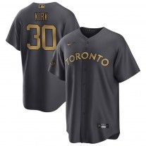 Men's Toronto Blue Jays Alejandro Kirk Charcoal 2022 MLB All-Star Game Jersey