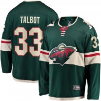 Men's Minnesota Wild Cam Talbot Fanatics Branded Green Breakaway Player Jersey