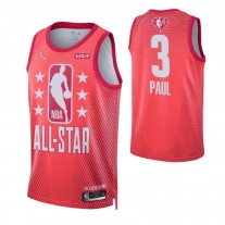 Men's 2022 NBA All Star 3 Chris Paul Red Jersey