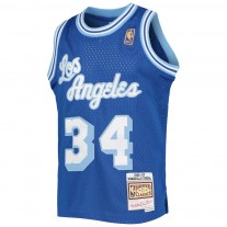 Los Angeles Lakers Shaquille O'Neal Mitchell & Ness Royal 1996-97 Hardwood Classics Swingman Jersey