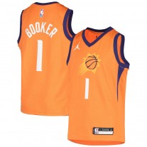 Men's Phoenix Suns Devin 1 Booker Orange Swingman Player Jersey - Statement Edition