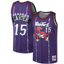 Men's Toronto Raptors Vince Carter Mitchell & Ness Purple 1998-99 Hardwood Classics Swingman Jersey