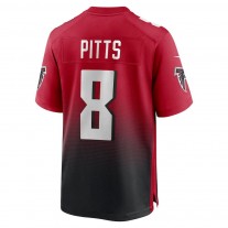 Men's Atlanta Falcons Kyle Pitts Red Alternate Game Jersey