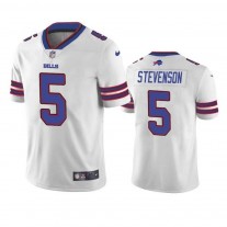 Men's Buffalo Bills 5 Marquez Stevenson White Vapor Untouchable Limited Stitched Jersey