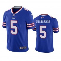 Men's Buffalo Bills 5 Marquez Stevenson Royal Vapor Untouchable Limited Stitched Jersey