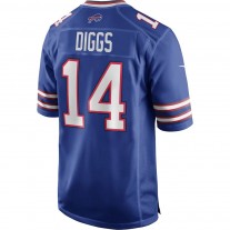 Men's Buffalo Bills 14 Stefon Diggs Royal Game Player Jersey