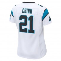 Women's Carolina Panthers Jeremy Chinn White Game Jersey