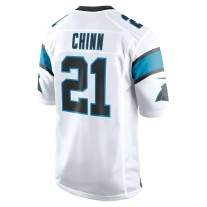 Men's Carolina Panthers Jeremy Chinn White Game Jersey