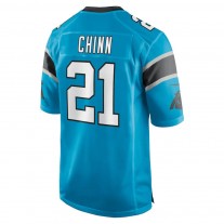 Men's Carolina Panthers Jeremy Chinn Blue Game Jersey