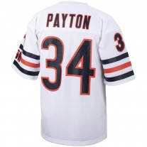 Men's Chicago Bears Walter Payton Mitchell & Ness White 1985 Authentic Throwback Retired Player Jersey