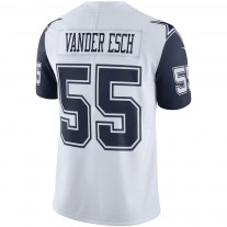 Men's Dallas Cowboys Leighton Vander Esch White Rush Vapor Limited Jersey