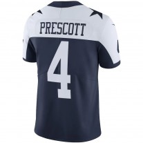 Men's Dallas Cowboys Dak Prescott Navy Alternate Vapor Limited Jersey