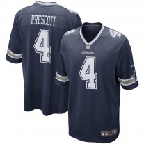 Men's Dallas Cowboys 4 Dak Prescott Game Team Jersey