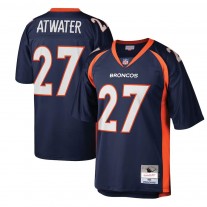 Men's Denver Broncos 27 Steve Atwater Mitchell & Ness Navy Jersey