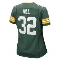 Women's Green Bay Packers Kylin Hill Green Game Jersey