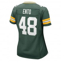 Women's Green Bay Packers Kabion Ento Green Game Jersey