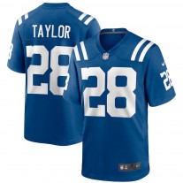 Men's Indianapolis Colts 28 Jonathan Taylor Game Jersey