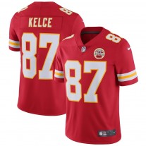 Men's Kansas City Chiefs Travis Kelce Red Vapor Untouchable Limited Player Jersey