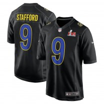 Men's Los Angeles Rams 9 Matthew Stafford Super Bowl LVI Bound Game Jersey