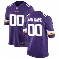 Men's Minnesota Vikings Custom Game Jersey