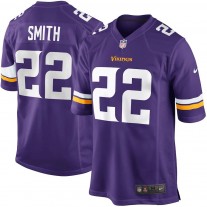 Men's Minnesota Vikings 22 Harrison Smith Game Player Jersey